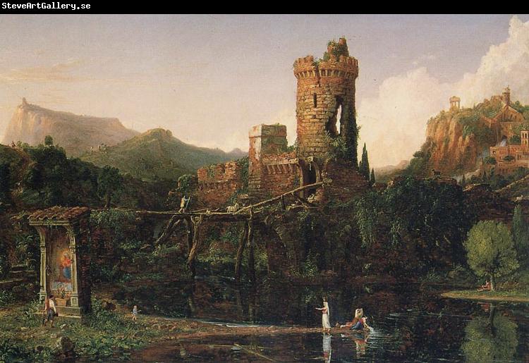 Thomas Cole Landscape Composition:Italian Scenery (mk13)